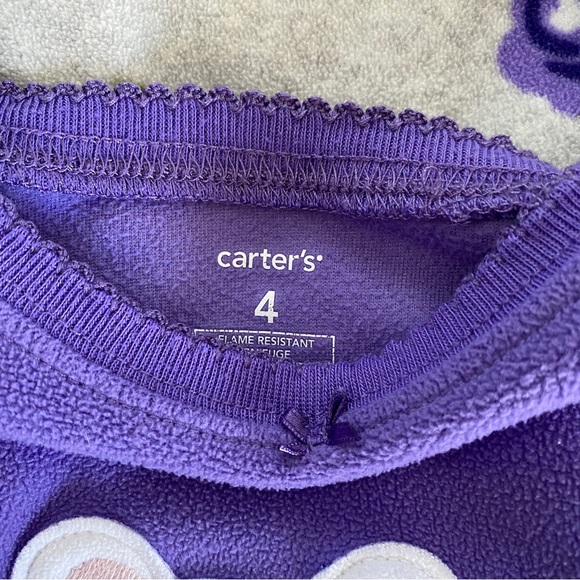 Carters Fleece Pajama Set Size 4T - Picture 8 of 10